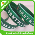 Custom made rubber silicone bracelet green color silicone bracelet with custom logo
